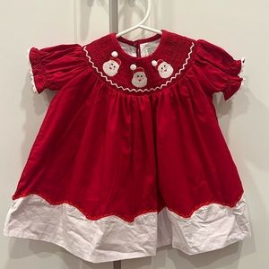 Like New, worn once, Santa smock dress!
